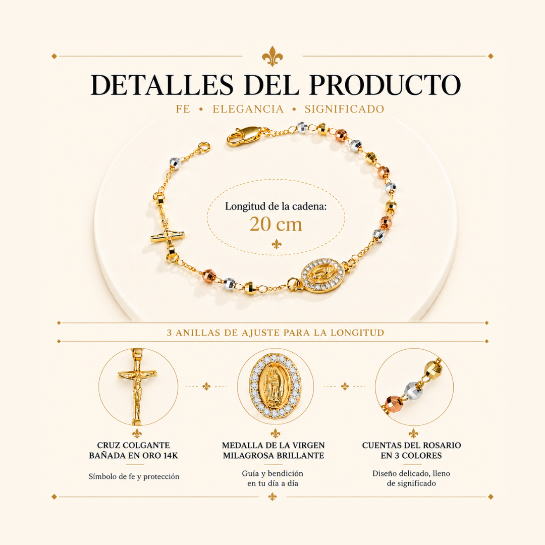 CAELIS™ | Pulsera de Fe y Devoción