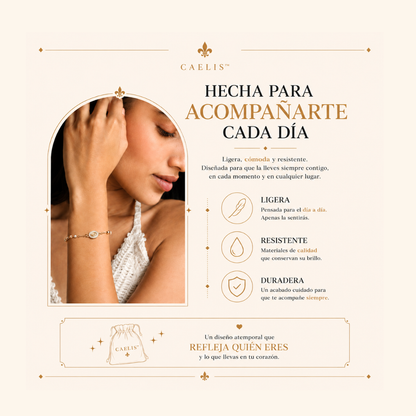 CAELIS™ | Pulsera de Fe y Devoción