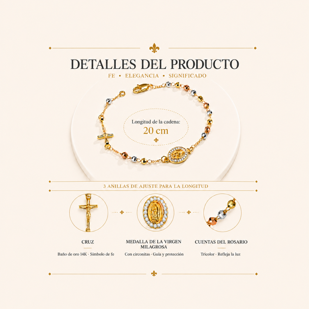 CAELIS™ | Pulsera de Fe y Devoción