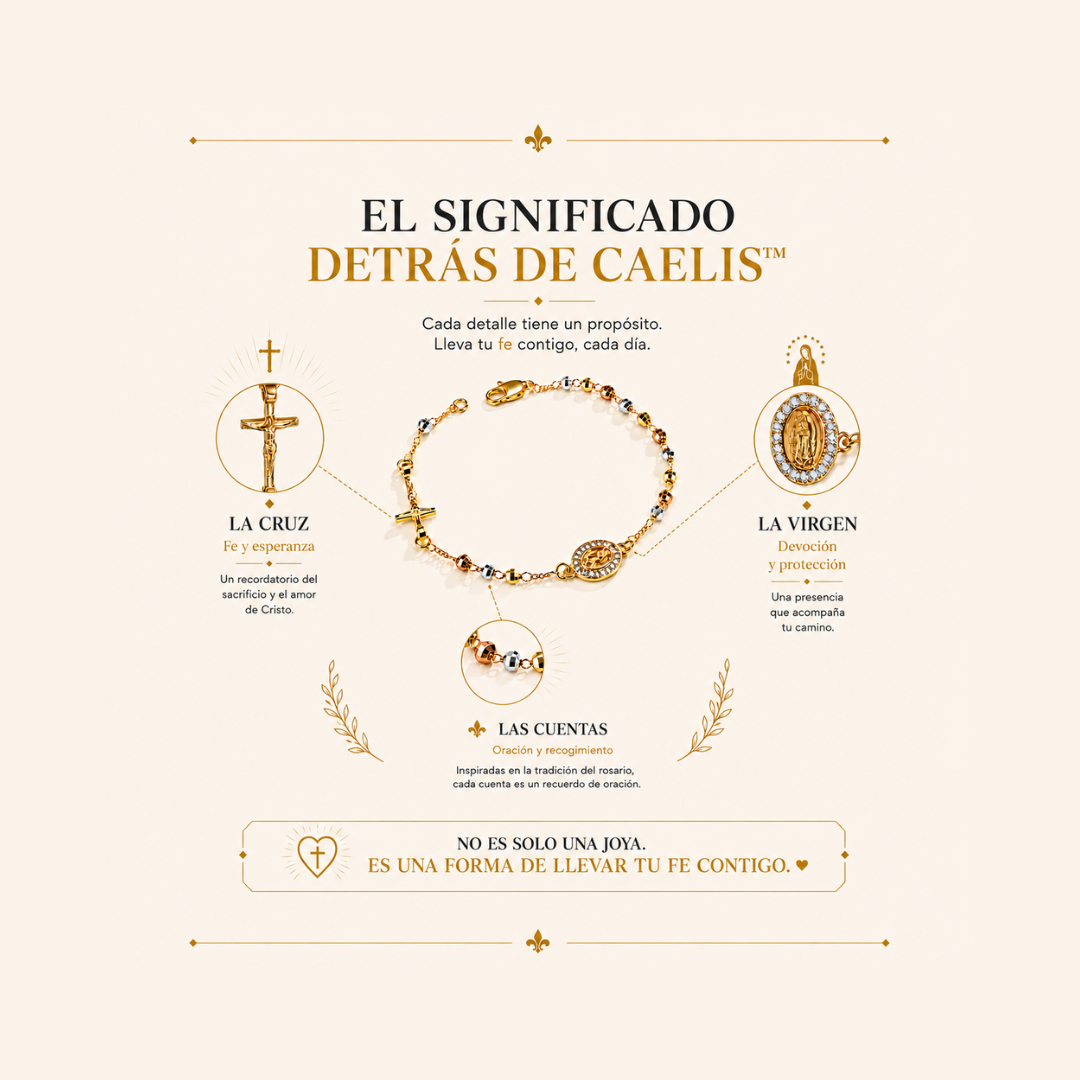 CAELIS™ | Pulsera de Fe y Devoción